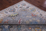 Grey Persian Tabriz Hand Knotted Wool Rug - 10' 1" X 14' 7" - Golden Nile