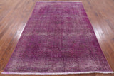 Persian Overdyed Hand Knotted Wool Area Rug - 6' 4" X 9' 7" - Golden Nile