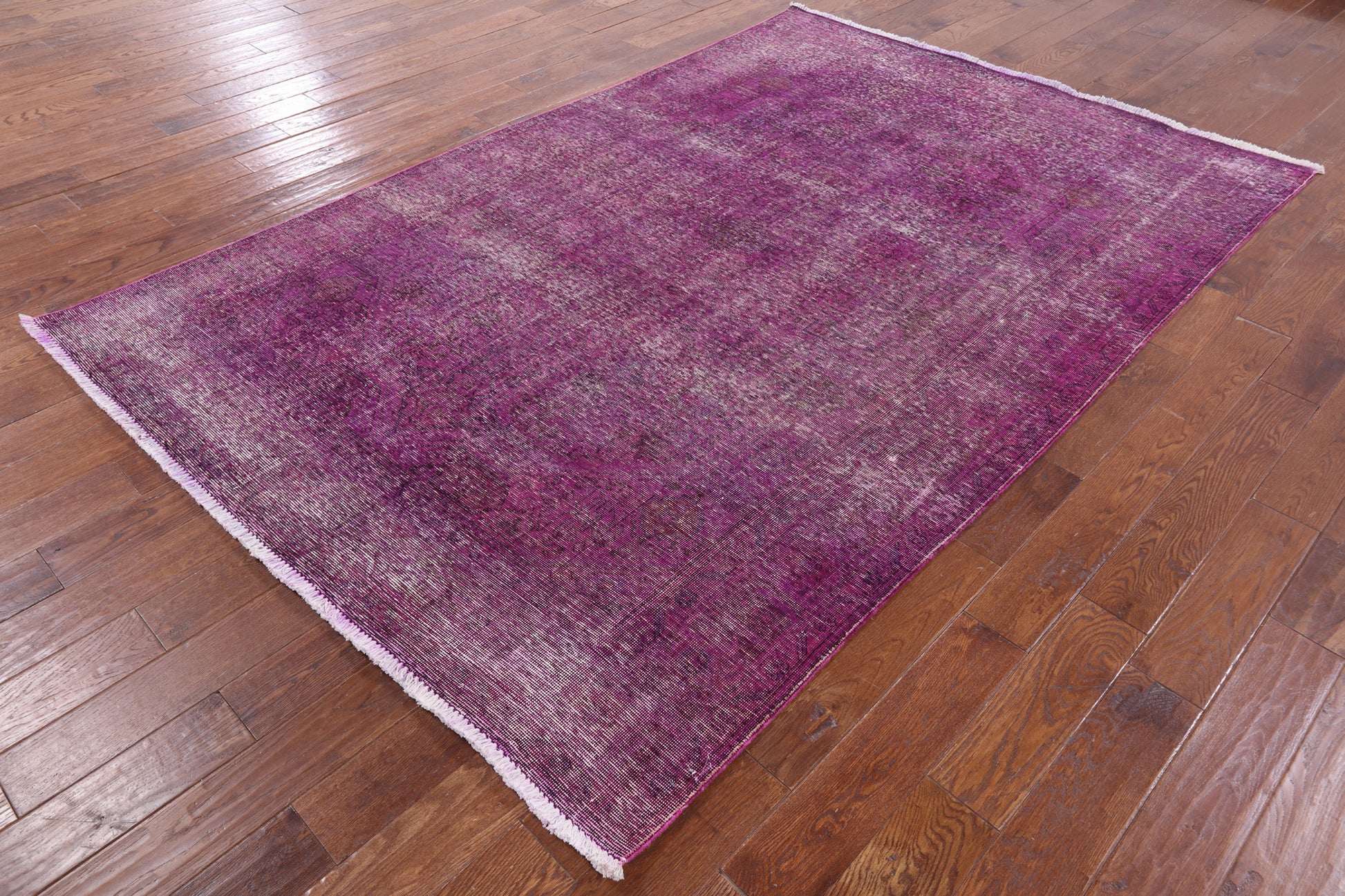 Persian Overdyed Hand Knotted Wool Area Rug - 6' 4" X 9' 7" - Golden Nile