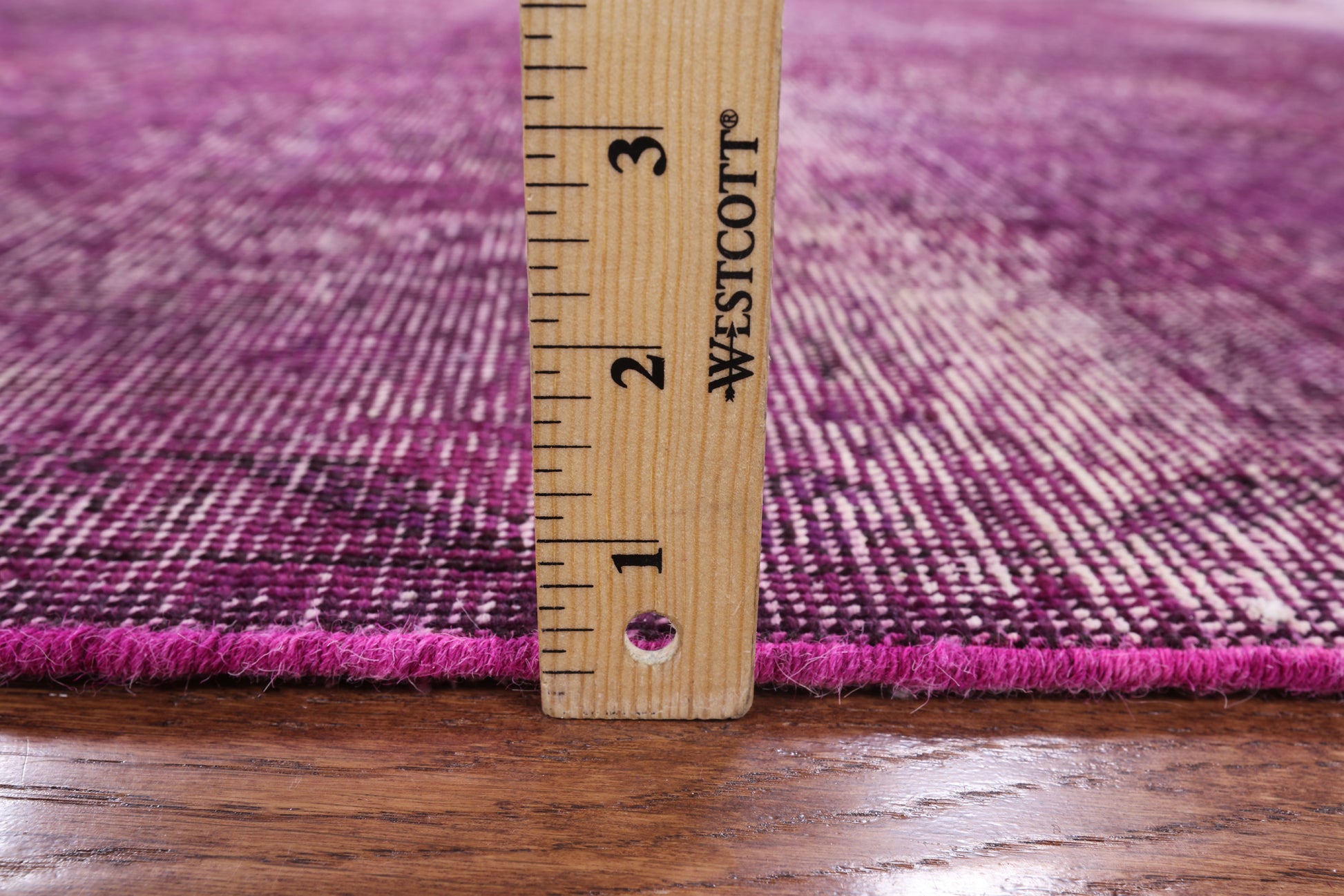 Persian Overdyed Hand Knotted Wool Area Rug - 6' 4" X 9' 7" - Golden Nile