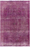 Persian Overdyed Hand Knotted Wool Area Rug - 6' 4" X 9' 7" - Golden Nile