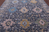 Grey Turkish Oushak Handmade Wool Rug - 8' 11" X 12' 5" - Golden Nile