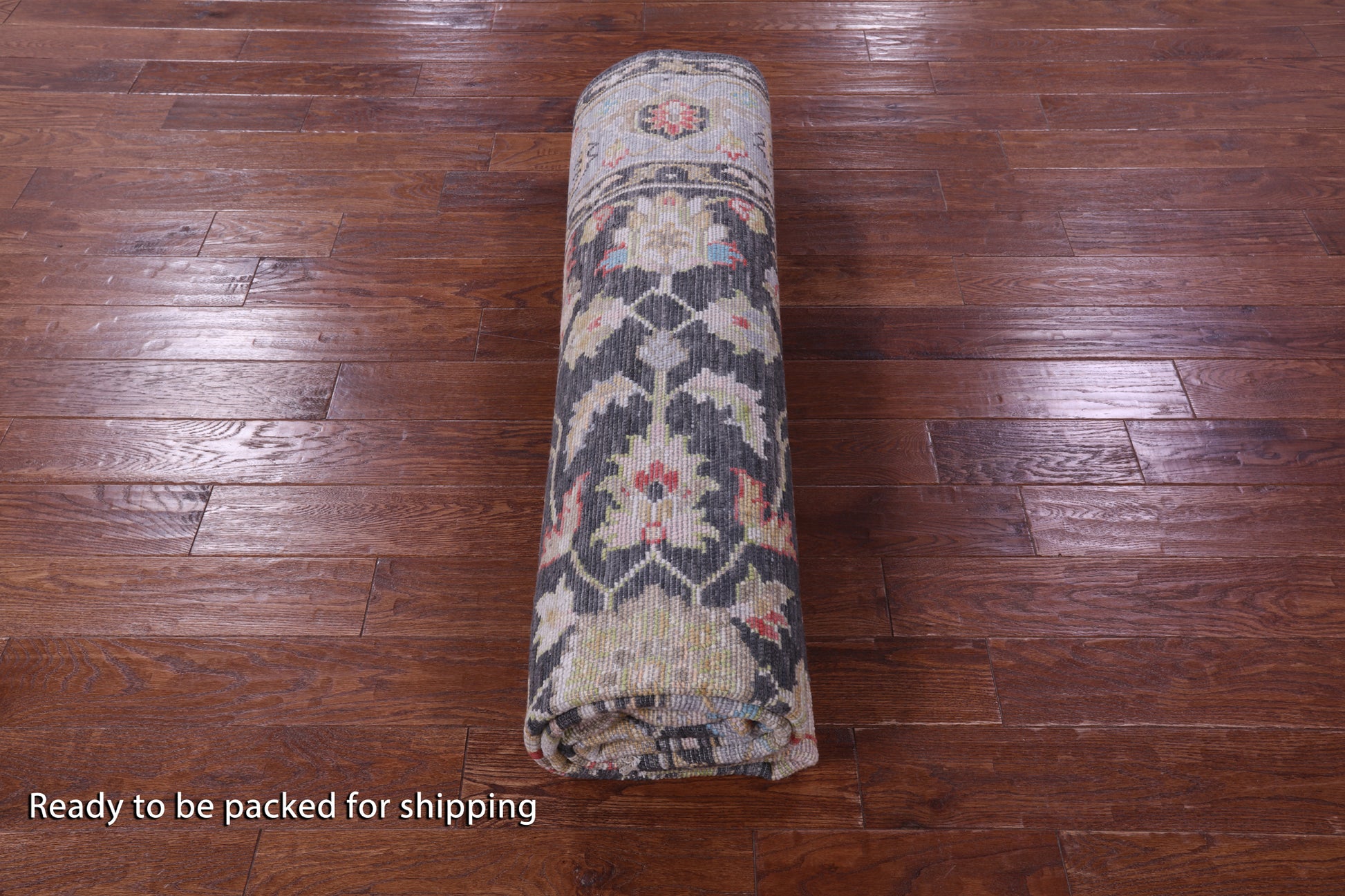Grey Heriz Serapi Handmade Wool Rug - 8' 1" X 10' 4" - Golden Nile