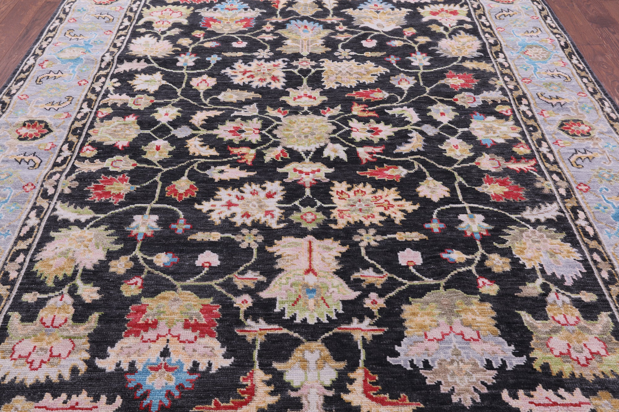 Grey Heriz Serapi Handmade Wool Rug - 8' 1" X 10' 4" - Golden Nile