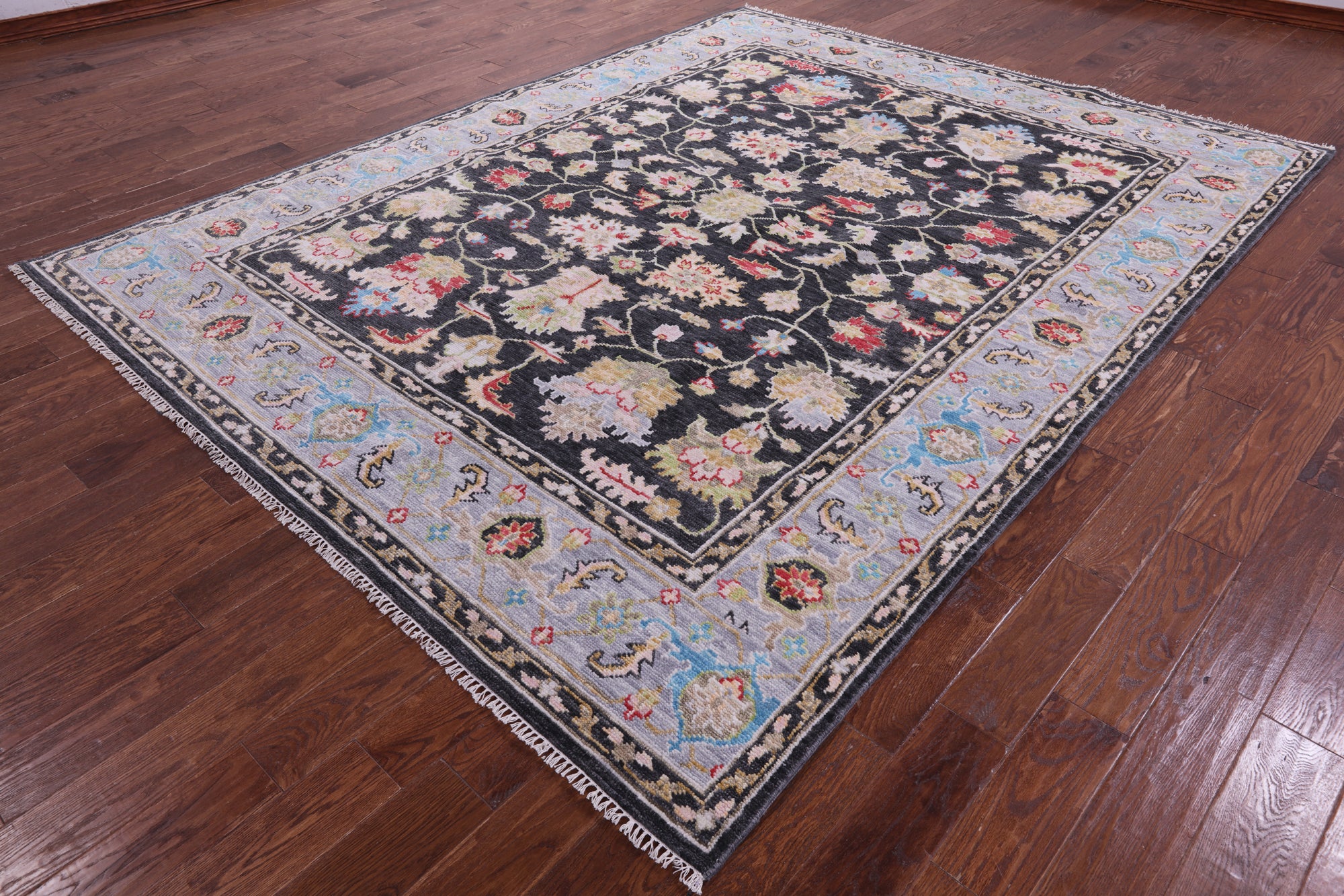 Grey Heriz Serapi Handmade Wool Rug - 8' 1" X 10' 4" - Golden Nile