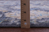 Grey Persian Tabriz Hand Knotted Wool Rug - 9' 2" X 12' 2" - Golden Nile