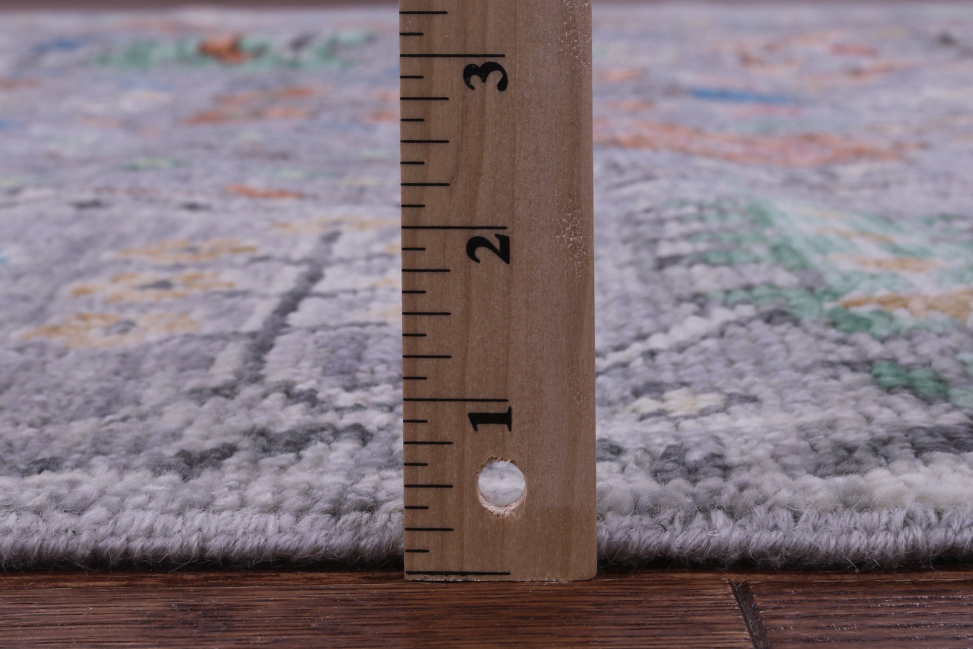 Grey Turkish Oushak Hand Knotted Wool Rug - 7' 11" X 9' 10" - Golden Nile
