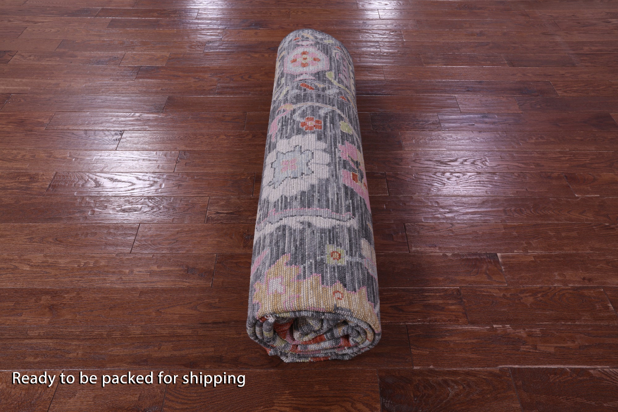 Grey Turkish Oushak Hand Knotted Wool Rug - 8' 10" X 11' 10" - Golden Nile