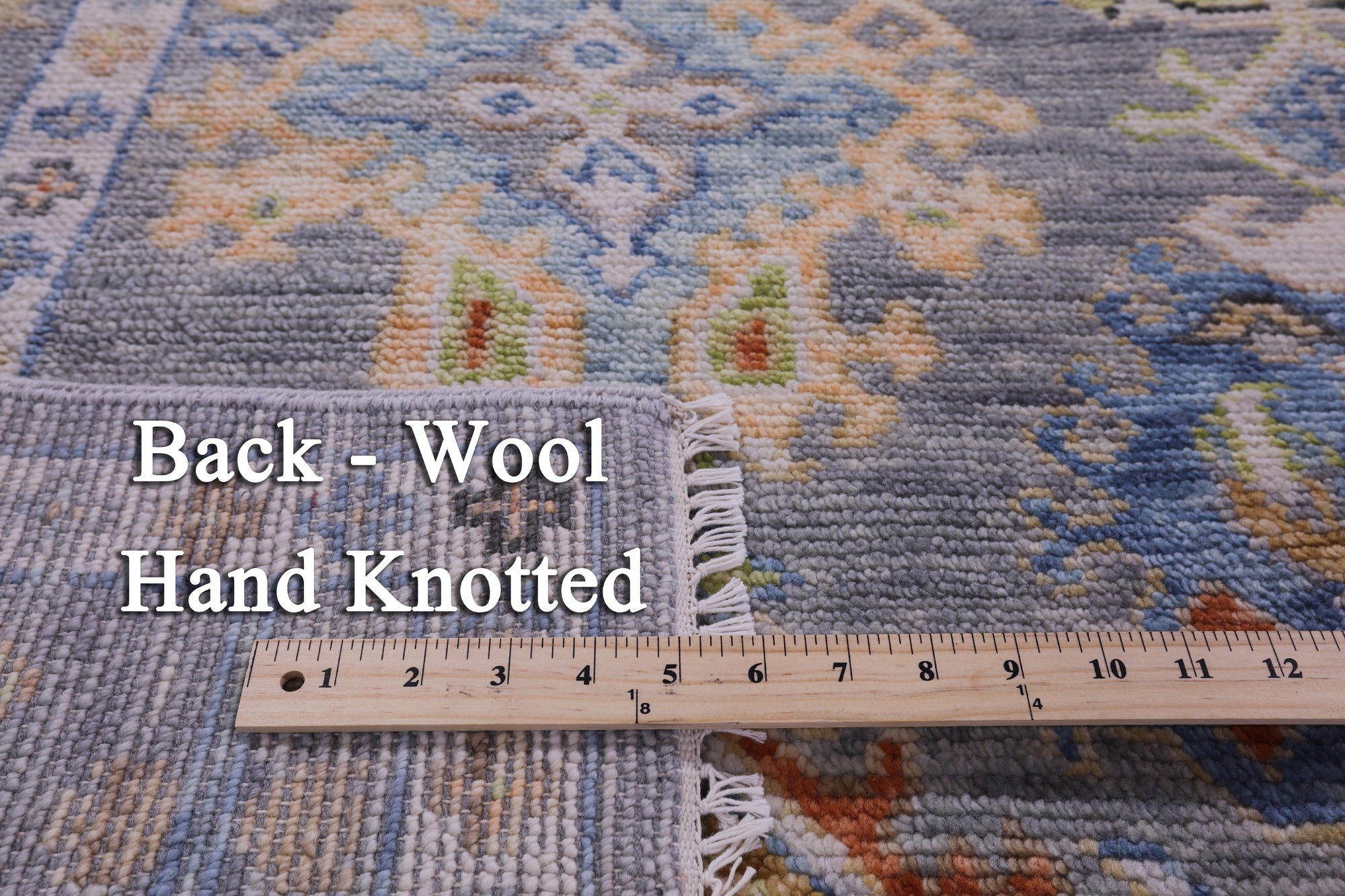 Grey Turkish Oushak Hand Knotted Wool Rug - 8' 1" X 10' 0" - Golden Nile