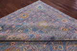 Grey Turkish Oushak Hand Knotted Wool Rug - 8' 11" X 12' 2" - Golden Nile
