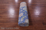 Blue Persian Tabriz Hand Knotted Wool Rug - 9' 2" X 12' 1" - Golden Nile