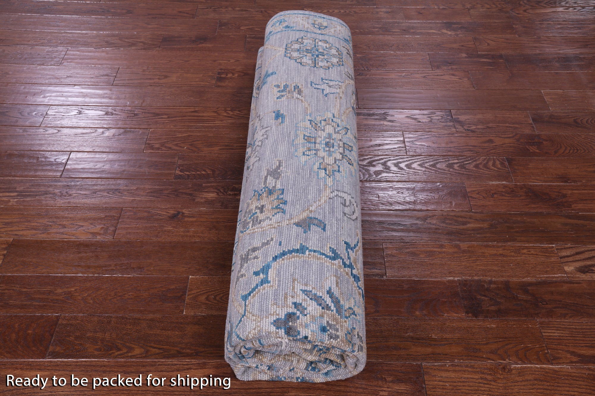 Grey Persian Tabriz Hand Knotted Wool Rug - 9' 1" X 12' 2" - Golden Nile