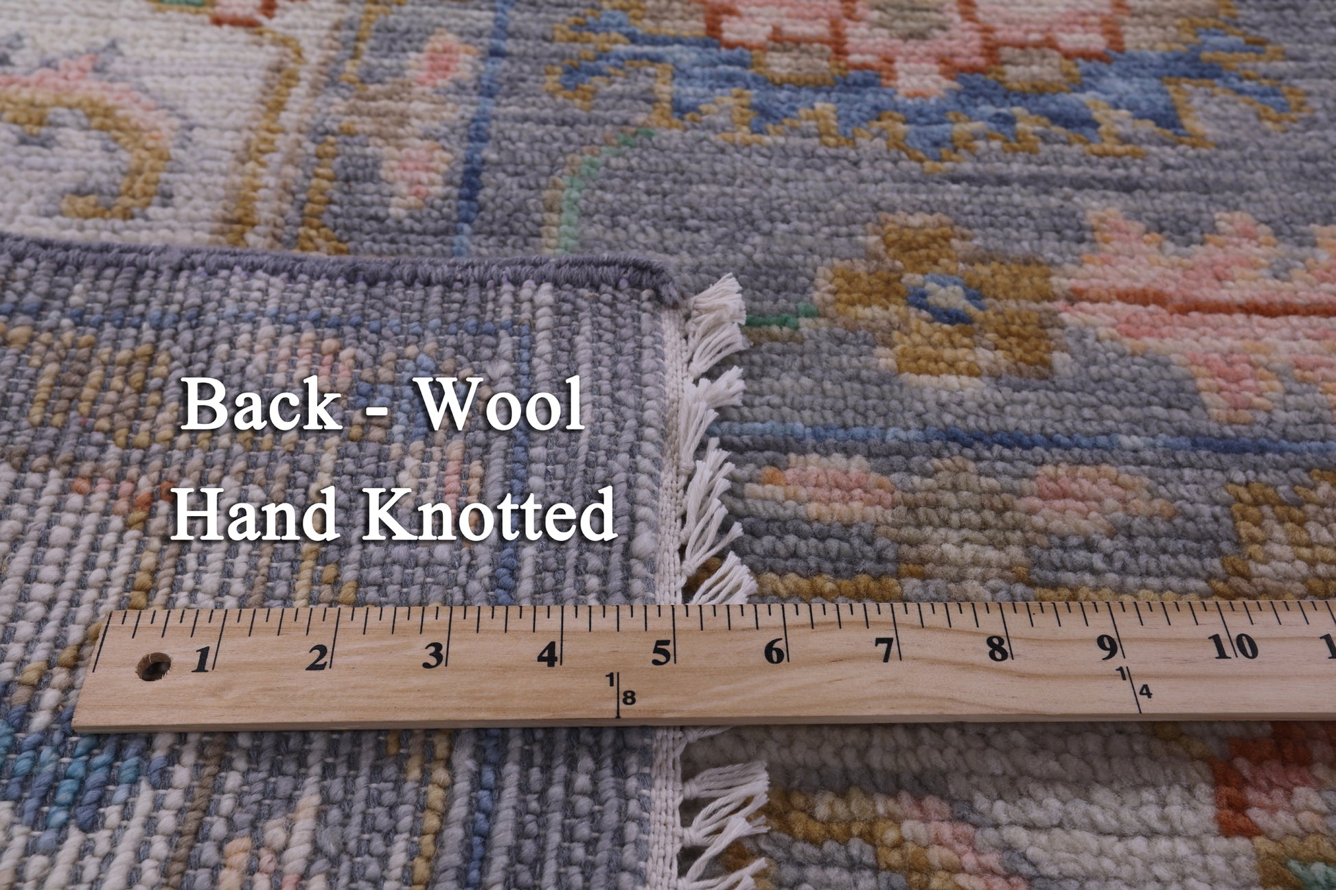 Grey Square Heriz Serapi Hand Knotted Wool Rug - 7' 11" X 8' 3" - Golden Nile