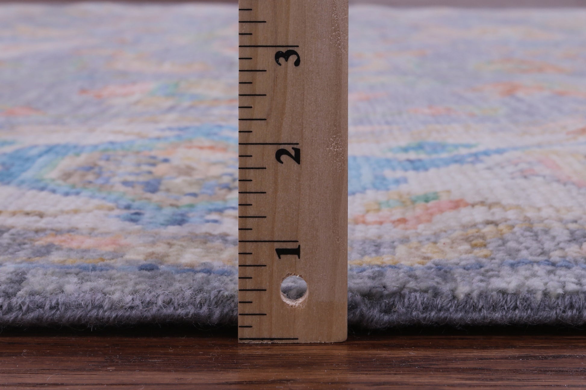 Grey Square Heriz Serapi Hand Knotted Wool Rug - 7' 11" X 8' 3" - Golden Nile