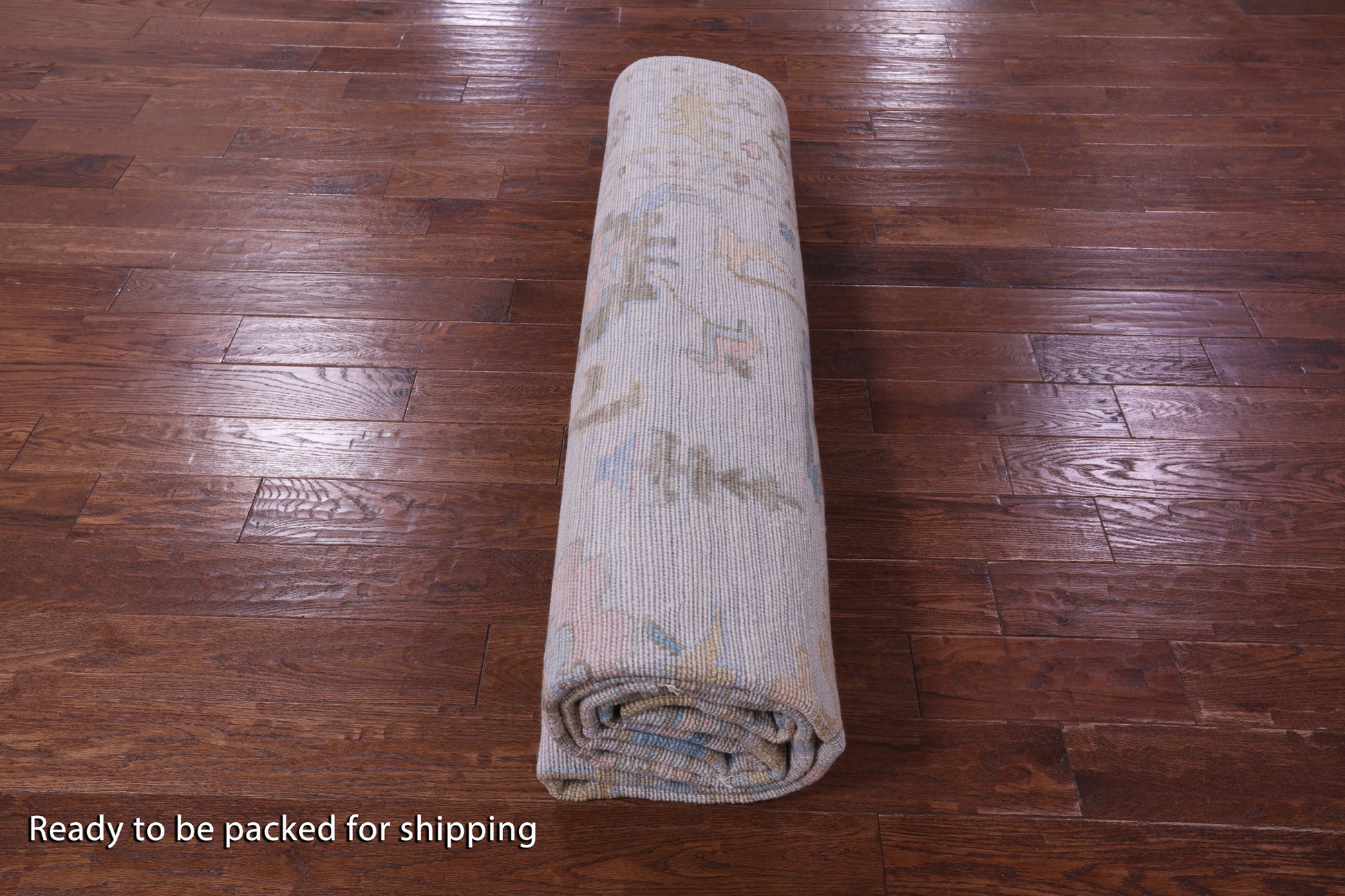 Ivory Turkish Oushak Handmade Wool Rug - 9' 2" X 12' 0" - Golden Nile