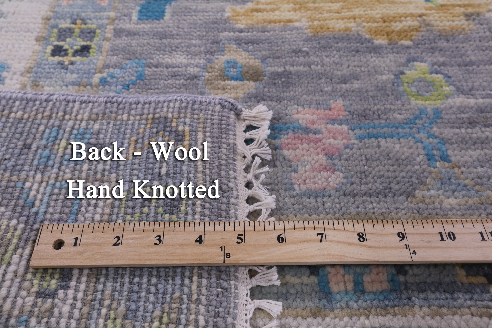 Grey Turkish Oushak Hand Knotted Wool Rug - 8' 3" X 10' 3" - Golden Nile