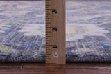Grey Turkish Oushak Hand Knotted Wool Rug - 9' 3" X 12' 0" - Golden Nile