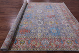 Grey Heriz Serapi Hand Knotted Wool Rug - 9' 3" X 11' 10" - Golden Nile