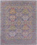 Grey Turkish Oushak Hand Knotted Wool Rug - 8' 1" X 10' 0" - Golden Nile