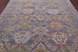 Grey Turkish Oushak Hand Knotted Wool Rug - 8' 1" X 10' 0" - Golden Nile