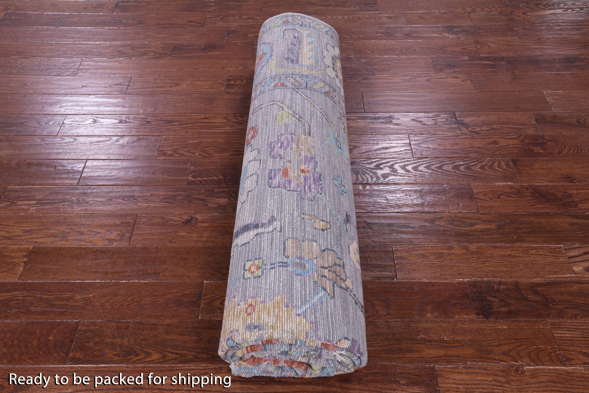 Grey Turkish Oushak Handmade Wool Rug - 9' 3" X 11' 11" - Golden Nile