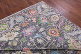 Grey Turkish Oushak Hand Knotted Wool Rug - 8' 2" X 10' 0" - Golden Nile