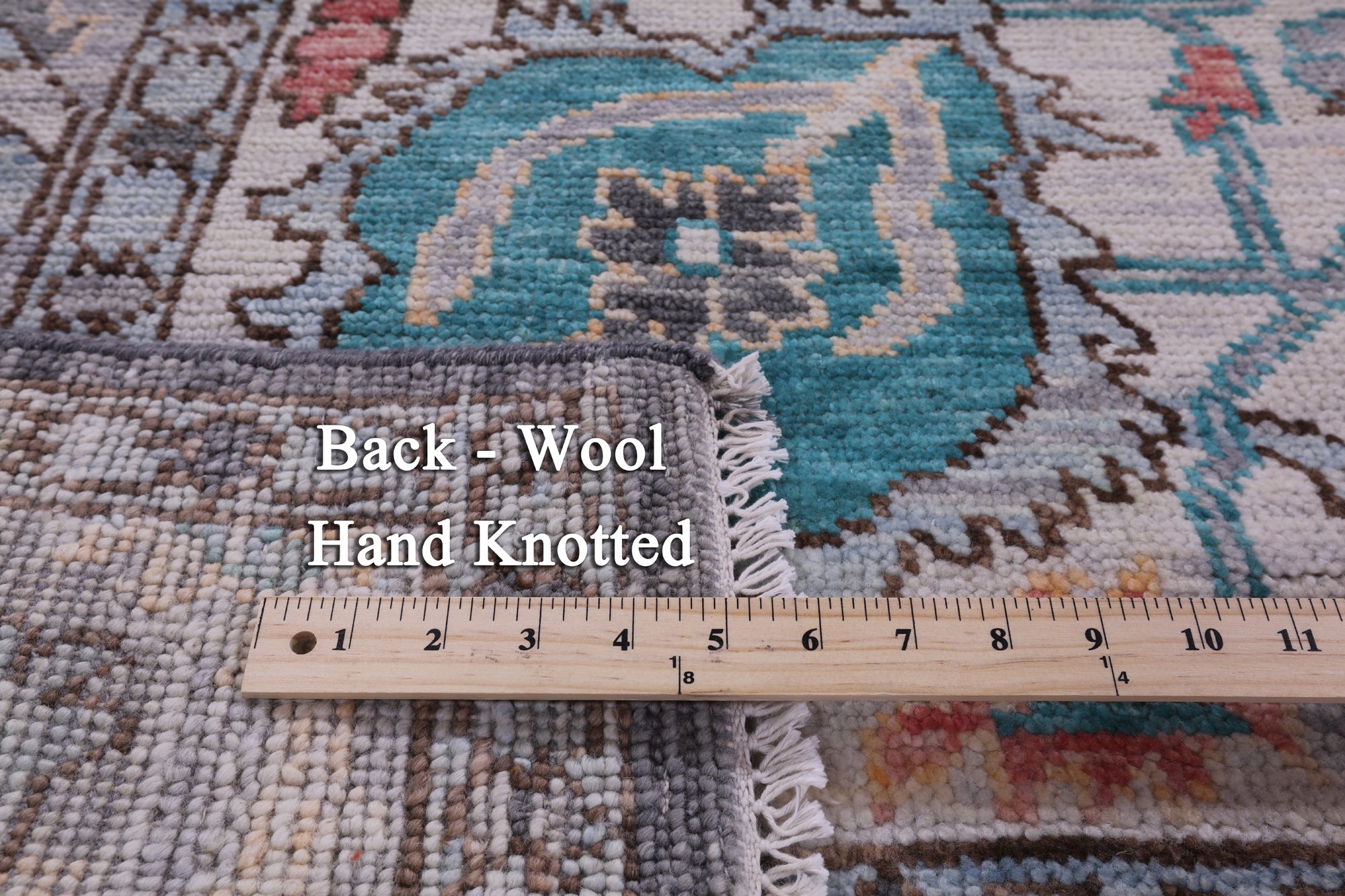 Grey Heriz Serapi Hand Knotted Wool Rug - 8' 10" X 11' 11" - Golden Nile