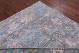Grey Turkish Oushak Handmade Wool Rug - 10' 2" X 13' 10" - Golden Nile