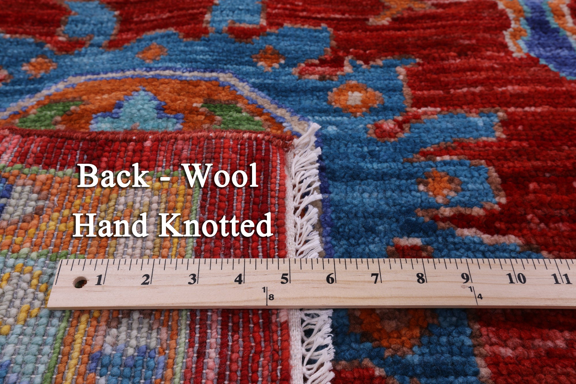 Red Turkish Oushak Hand Knotted Wool Rug - 9' 10" X 14' 0" - Golden Nile