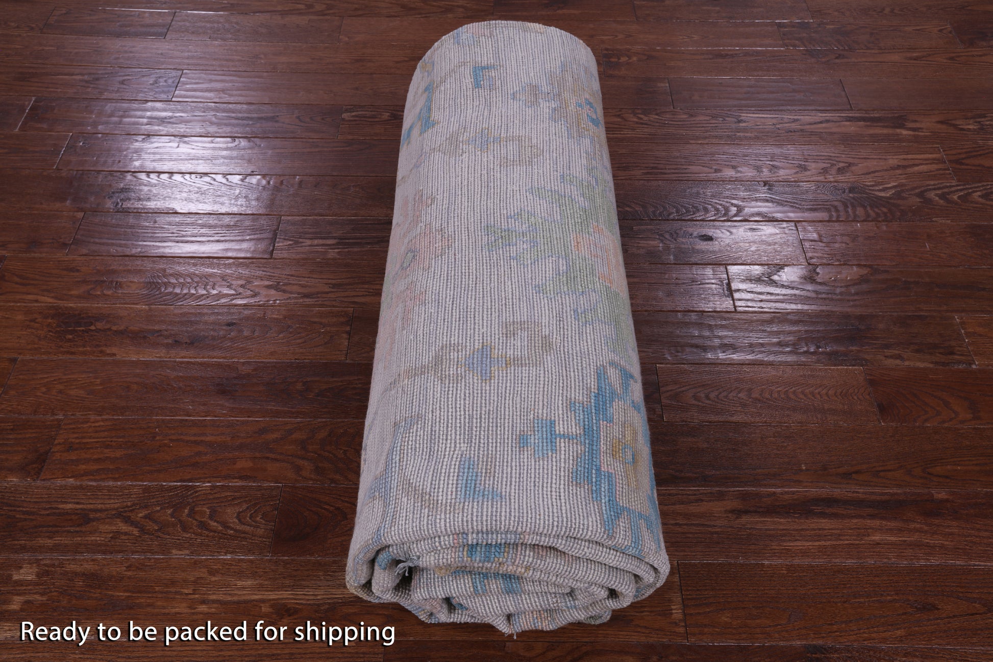 Ivory Turkish Oushak Hand Knotted Wool Rug - 10' 1" X 14' 0" - Golden Nile