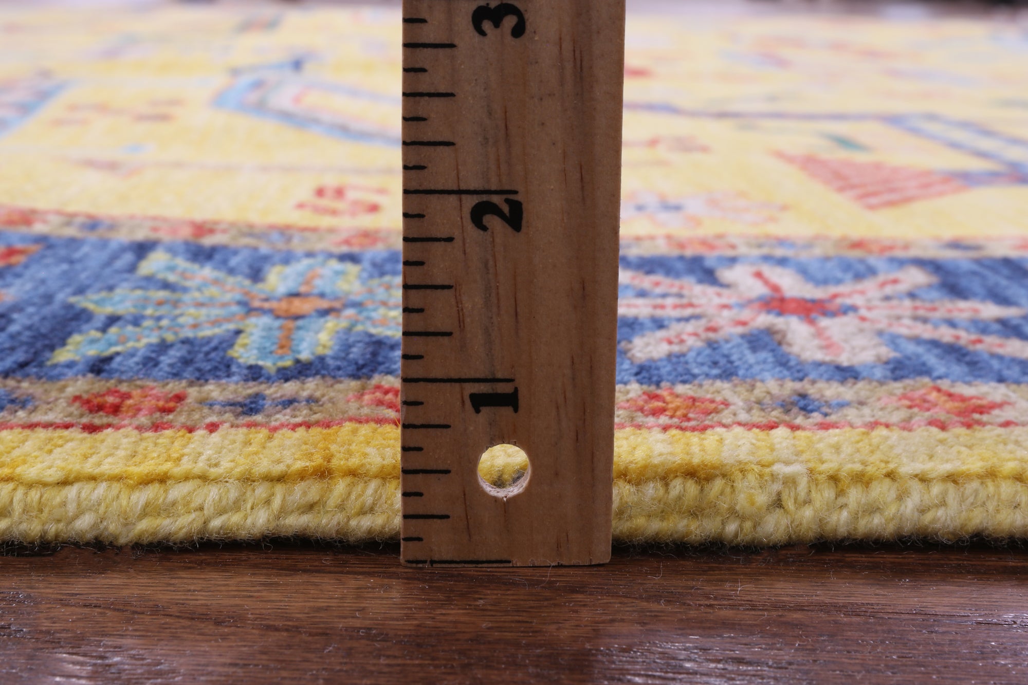 Gold Heriz Serapi Handmade Wool Rug - 8' 1" X 9' 11" - Golden Nile