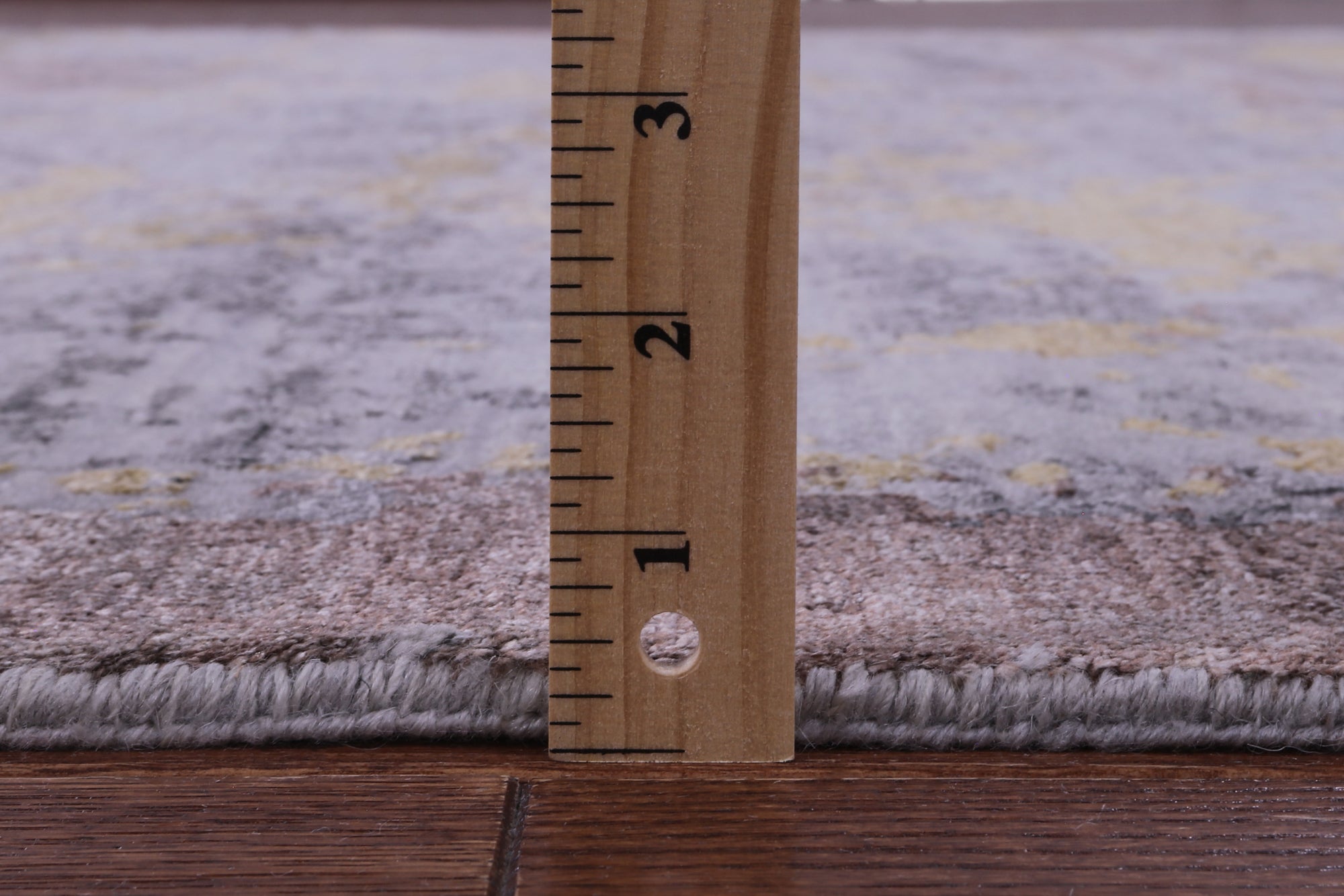 Abstract Contemporary Hand Knotted Wool & Silk Rug - 7' 11" X 10' 4" - Golden Nile