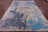 Abstract Modern Handmade Wool Rug - 9' 4" X 12' 2" - Golden Nile