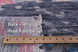 Abstract Modern Handmade Wool Rug - 9' 4" X 12' 2" - Golden Nile