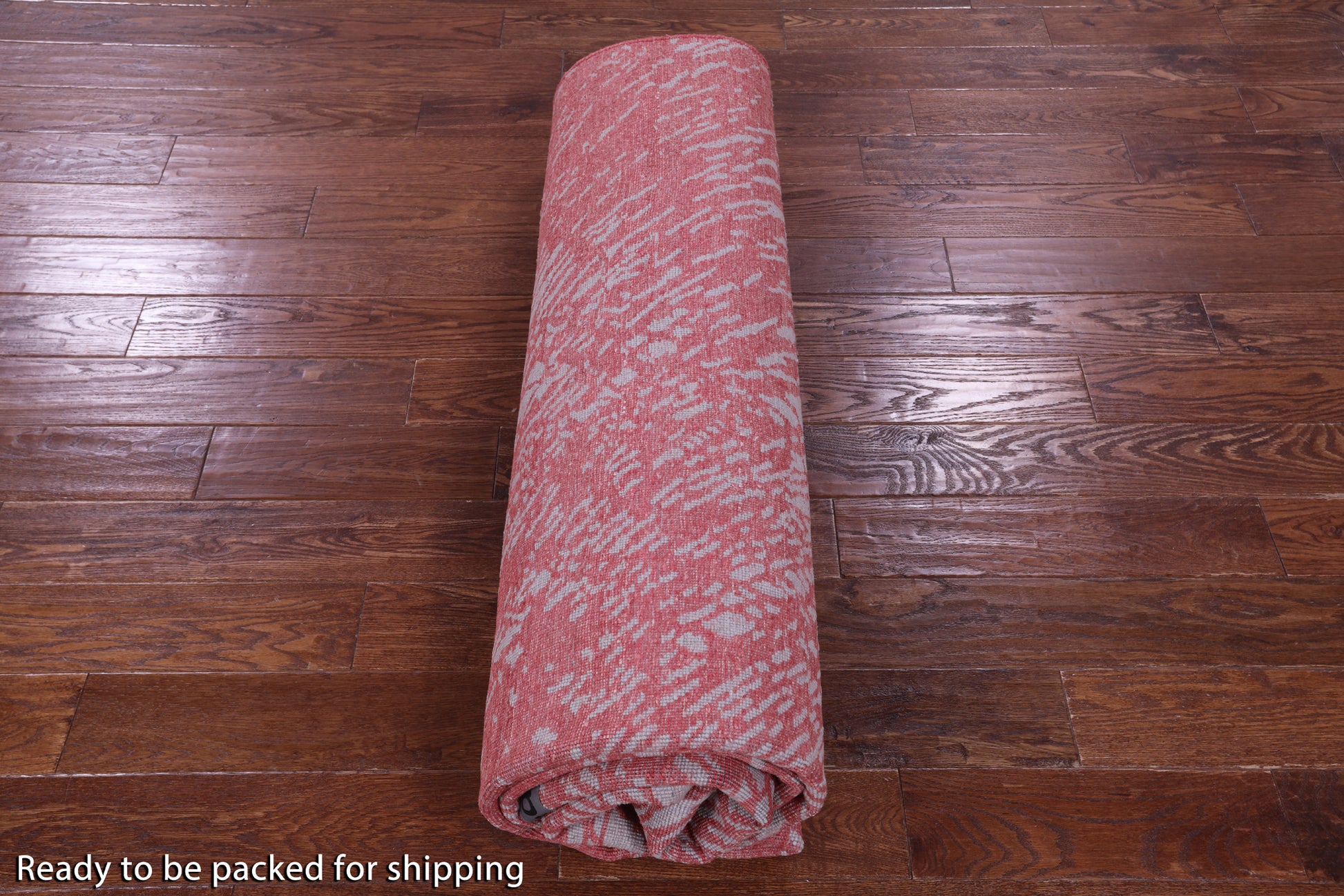 Abstract Contemporary Hand Knotted Wool & Silk Rug - 7' 11" X 10' 1" - Golden Nile