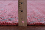 Abstract Contemporary Hand Knotted Wool & Silk Rug - 7' 11" X 10' 1" - Golden Nile