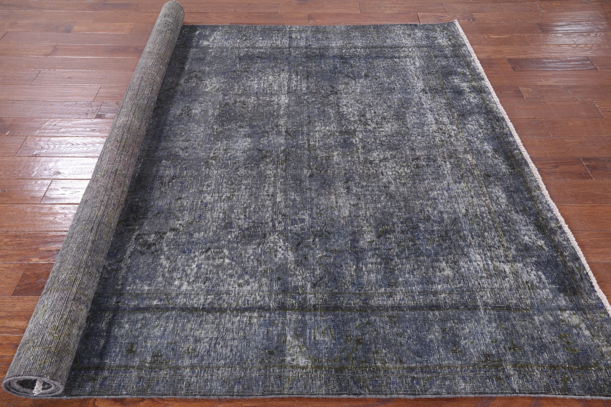 Persian Overdyed Hand Knotted Area Rug - 6' 10" X 9' 7" - Golden Nile