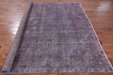 Square Persian Overdyed Handmade Area Rug - 7' 7" X 8' 4" - Golden Nile