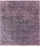 Square Persian Overdyed Handmade Area Rug - 7' 7" X 8' 4" - Golden Nile
