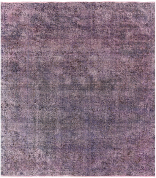 Square Persian Overdyed Handmade Area Rug - 7' 7" X 8' 4" - Golden Nile