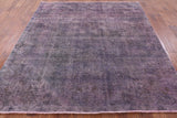 Square Persian Overdyed Handmade Area Rug - 7' 7" X 8' 4" - Golden Nile