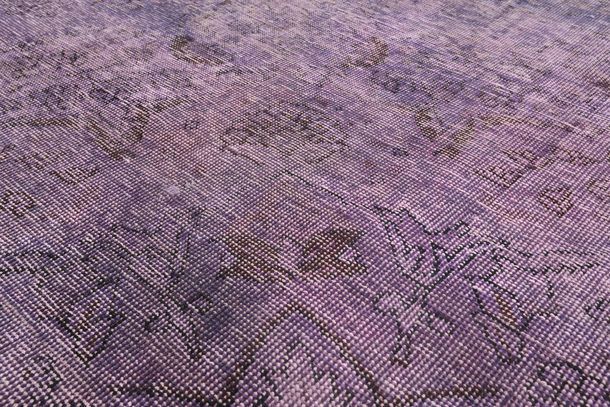 Square Persian Overdyed Handmade Area Rug - 7' 7" X 8' 4" - Golden Nile