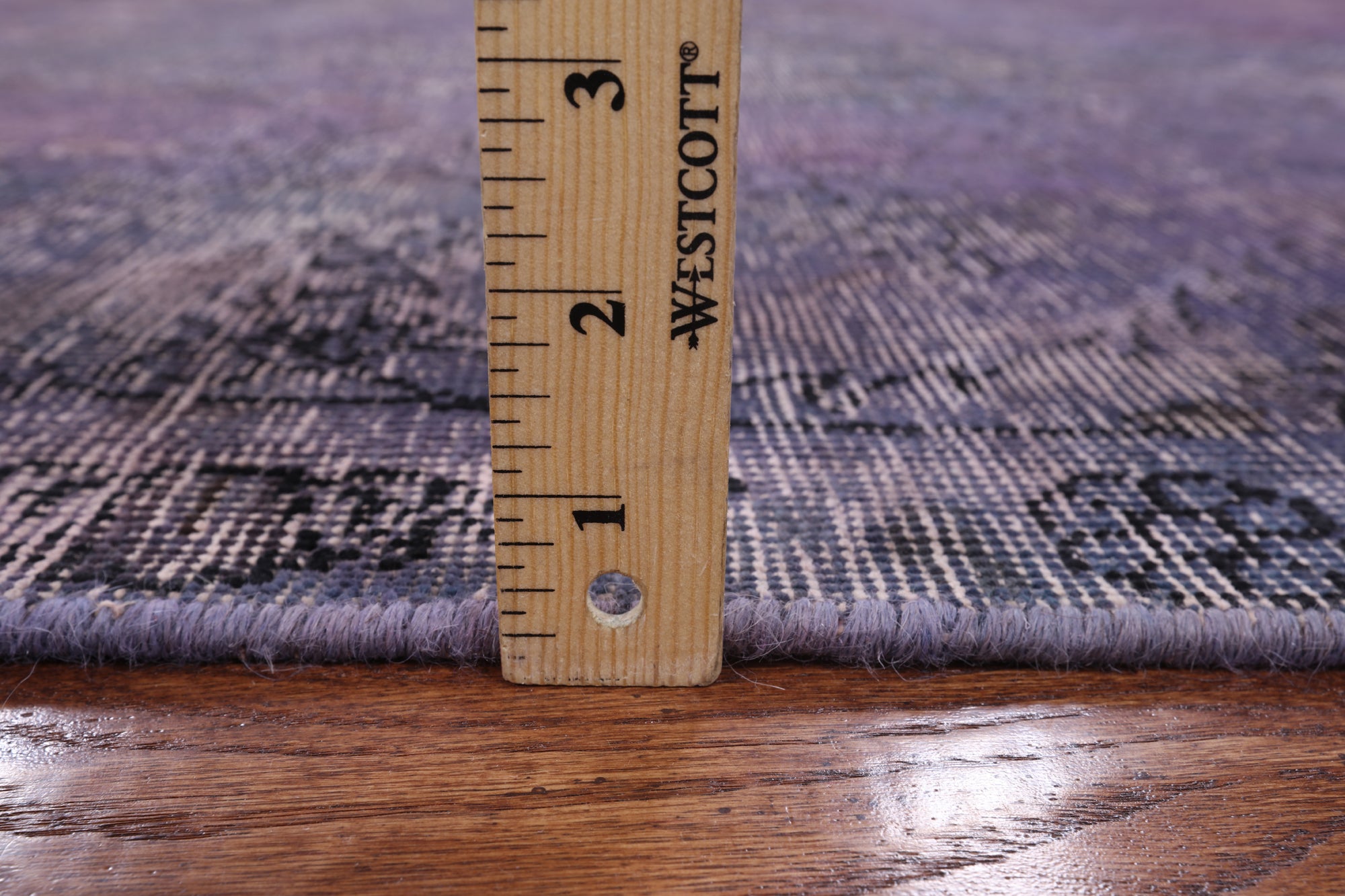 Square Persian Overdyed Handmade Area Rug - 7' 7" X 8' 4" - Golden Nile