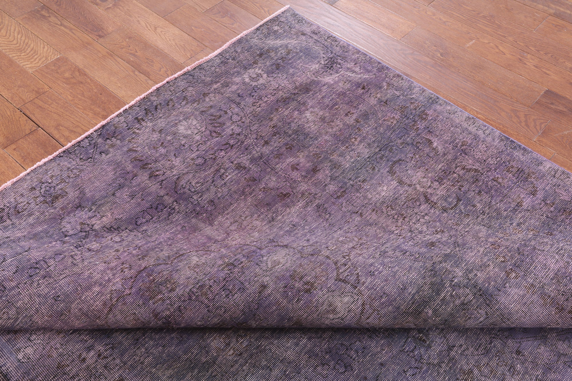 Square Persian Overdyed Handmade Area Rug - 7' 7" X 8' 4" - Golden Nile