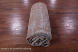 Abstract Contemporary Hand Knotted Wool & Silk Rug - 10' 1" X 14' 2" - Golden Nile