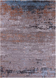 Abstract Contemporary Hand Knotted Wool & Silk Rug - 10' 1" X 14' 2" - Golden Nile
