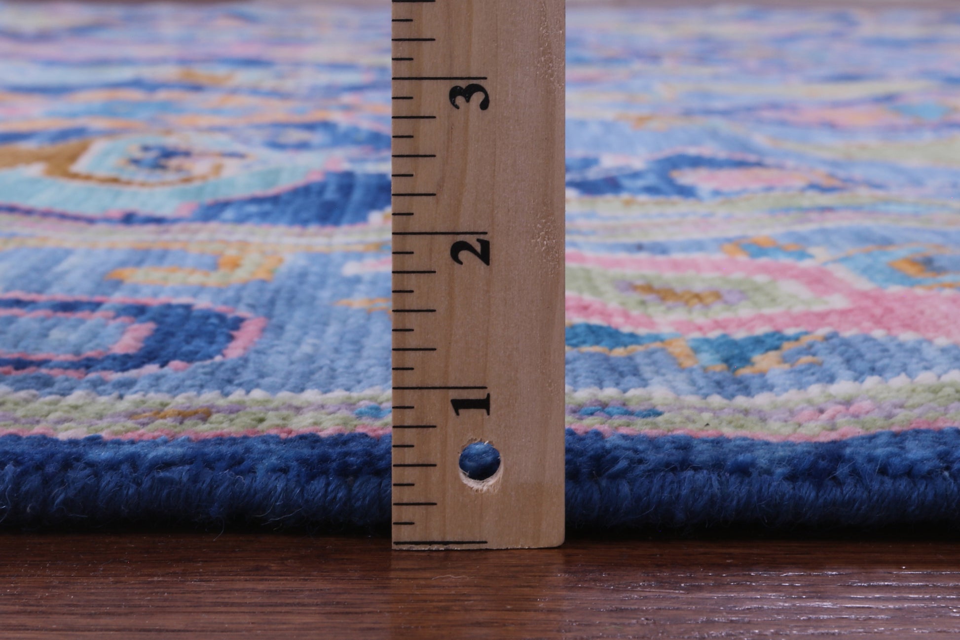 Blue Kazak Hand Knotted Wool Rug - 10' 4" X 13' 11" - Golden Nile