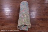 Blue Heriz Serapi Hand Knotted Wool Rug - 9' 0" X 12' 2" - Golden Nile
