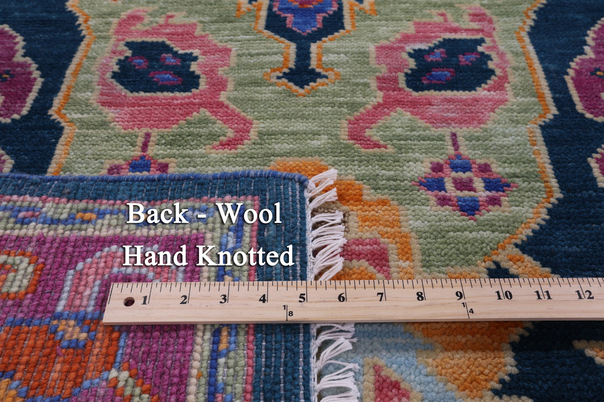 Kazak Hand Knotted Wool Rug - 8' 11" X 12' 1" - Golden Nile