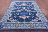 Turkish Oushak Hand Knotted Wool Rug - 8' 0" X 10' 0" - Golden Nile